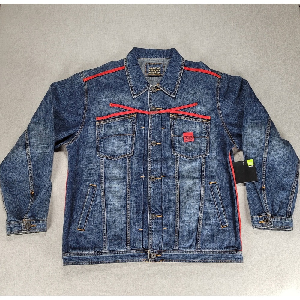 Vintage Marithe Francois Girbaud Denim Jacket Mens XXL Jean Trucker Y2k New